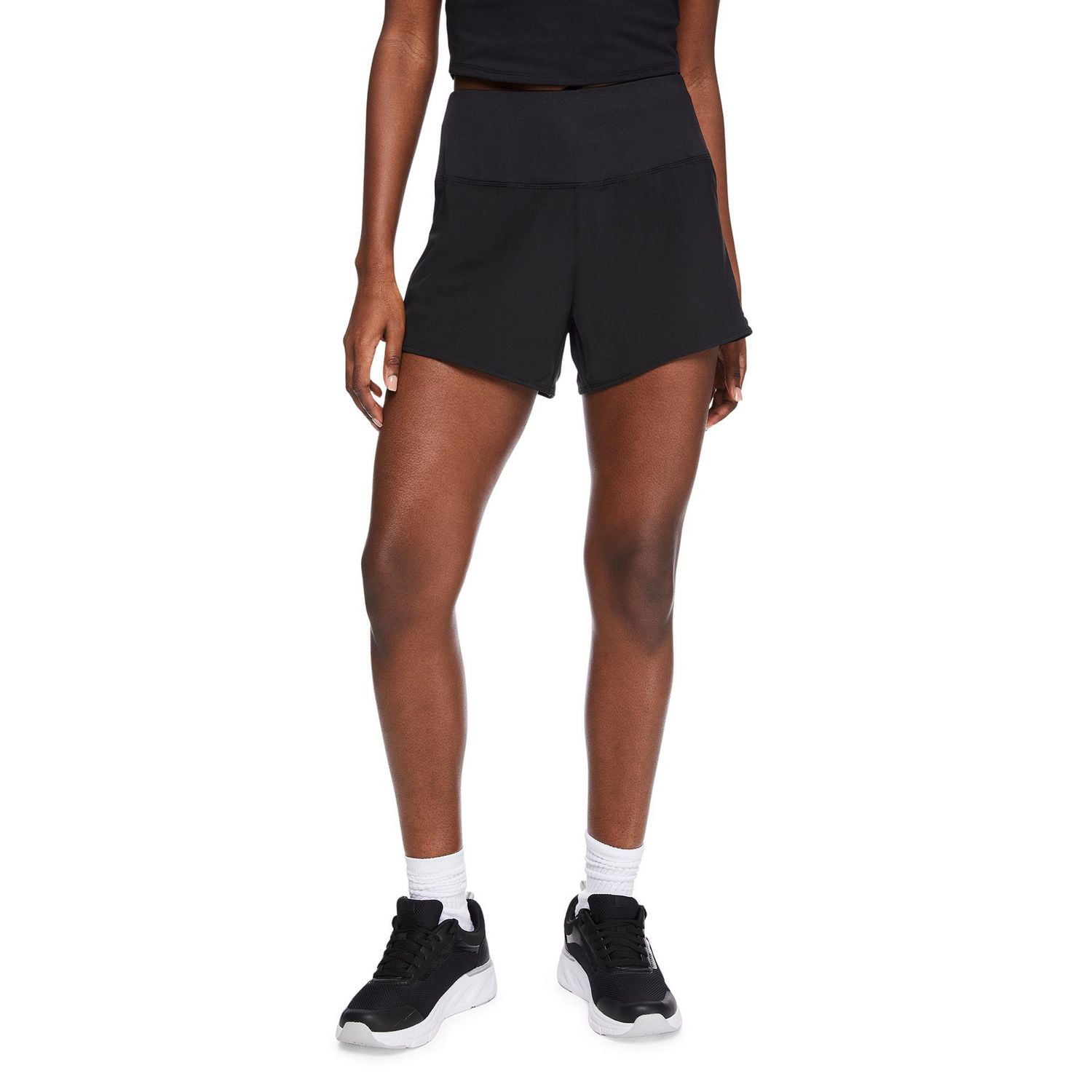 Short taille haute Athletic Works pour femmes