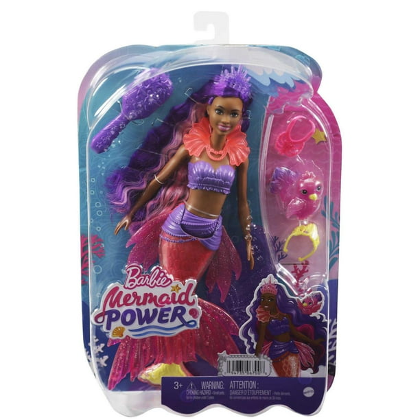 Barbie Mermaid Power Poupée Barbie Brooklyn Roberts Sirène, animal 