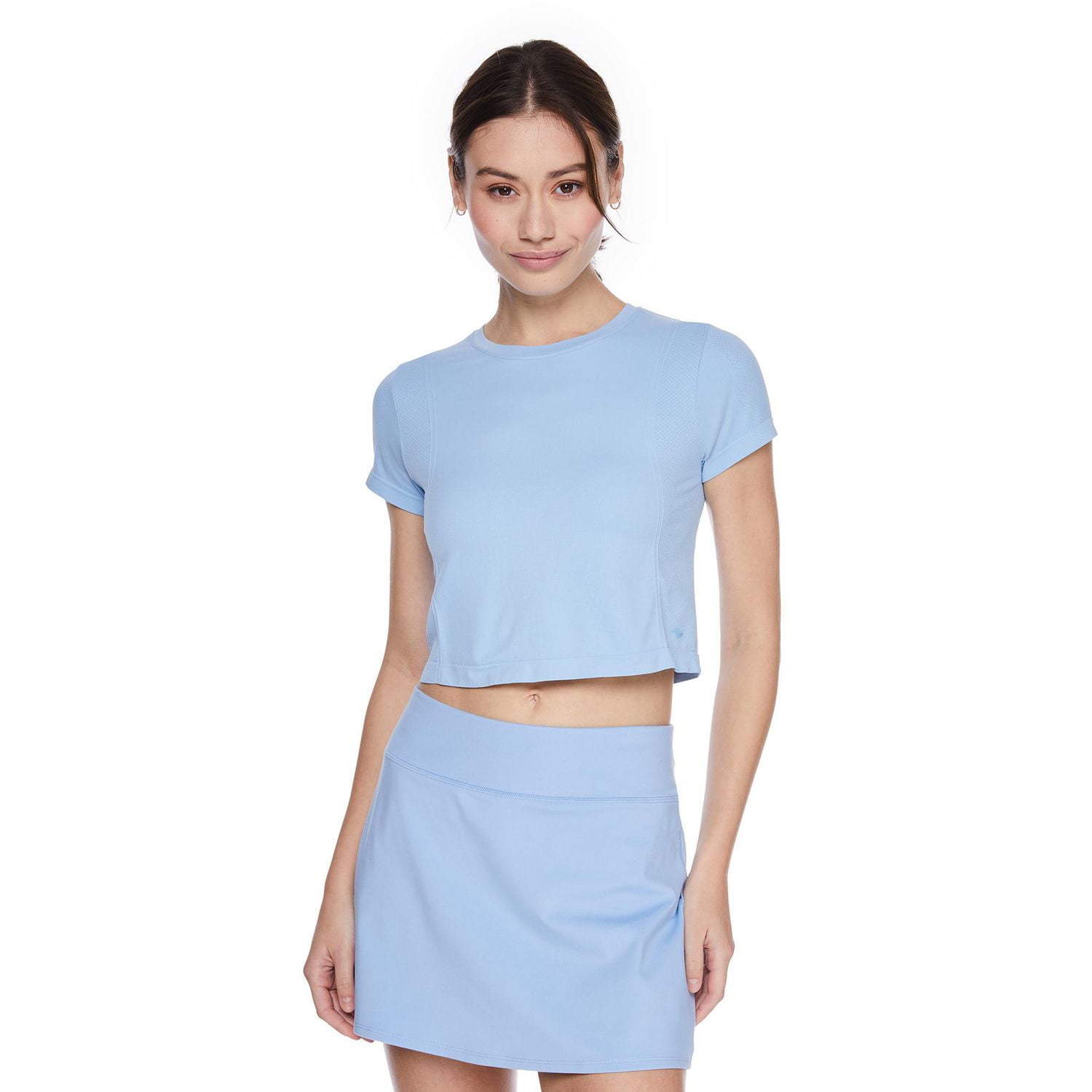 T-shirt écourté sans couture Athletic Works pour femmes