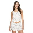thumbnail image 1 of No Boundaries Women's Pajama 2-Piece Set, 1 of 6