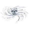 thumbnail image 1 of Cosmic 12-Light Polished Chrome Semi-Flush Mount, 1 of 1