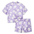 thumbnail image 2 of Pyjama 2 pièces avec col cranté Justice pour filles, 2 of 2