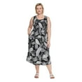 thumbnail image 1 of Robe longue smockée Iyla Plus pour femmes, 1 of 6
