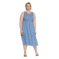 thumbnail image 1 of Iyla Women's Plus Smocked Maxi Dress, 1 of 6