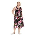 thumbnail image 1 of Robe longue smockée Iyla Plus pour femmes, 1 of 6