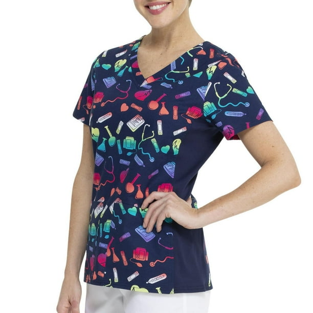 Scrubstar Women's Core Essentials Sweetheart V-Neck Scrub Top