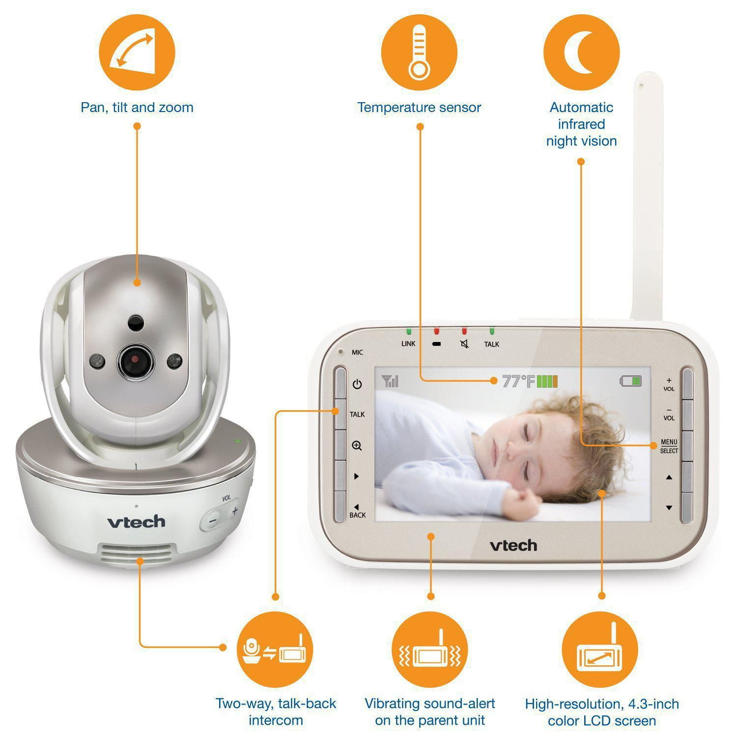 Vtech vm343 extra store camera