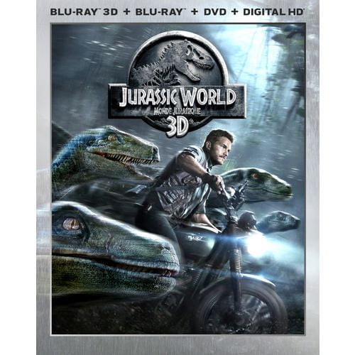 Monde Jurassique (Blu-ray 3D + Blu-ray + DVD + HD Numérique) (Bilingue)