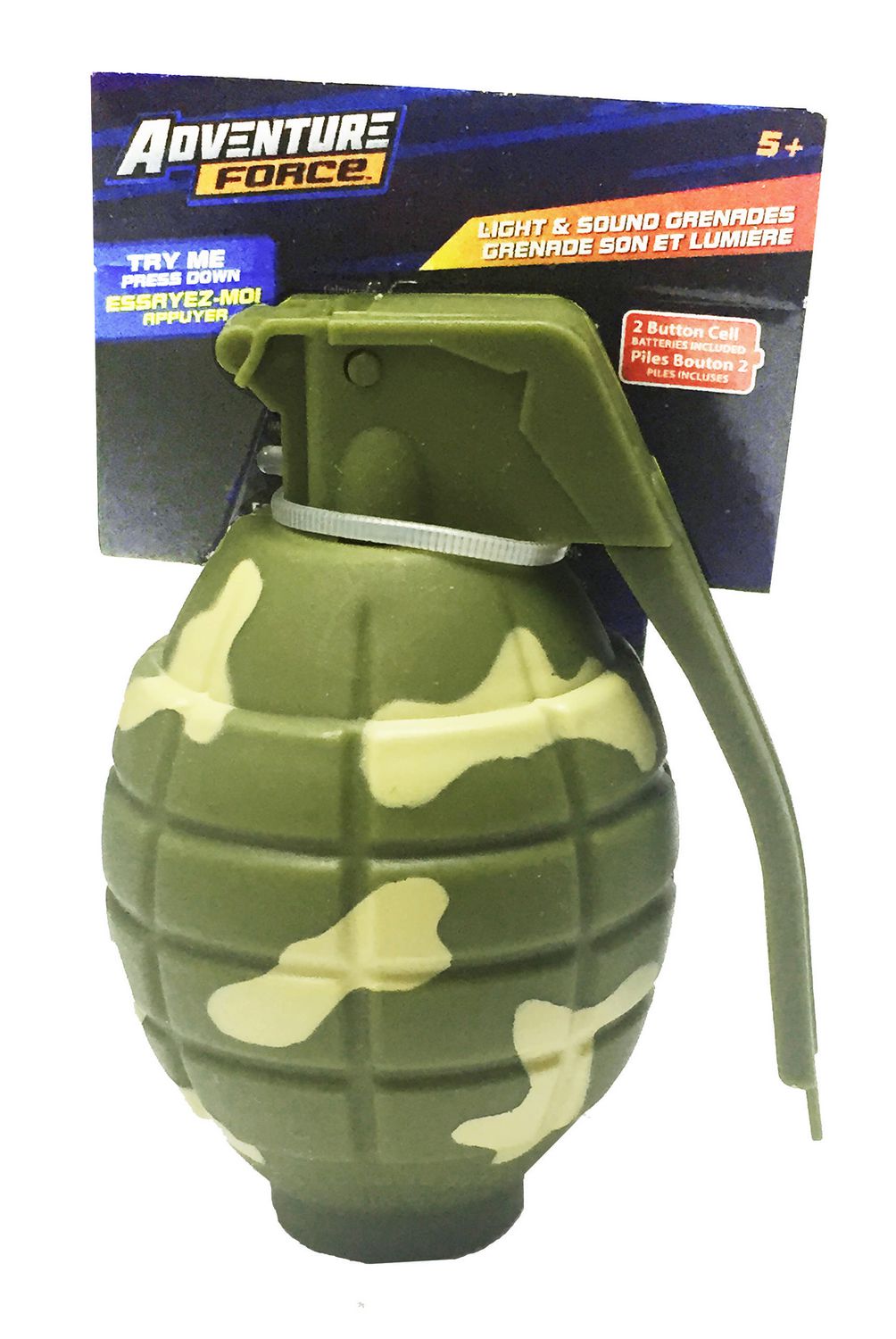 Toyland® Kids Army Toy Green Grenade à Main - avec lumière Clignotante et  Son - Jeu de rôle