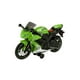 Adventure Wheels Jouet moto motorisé avec son et lumière Kawasaki Ninja ZX-10R, vert – image 1 sur 1