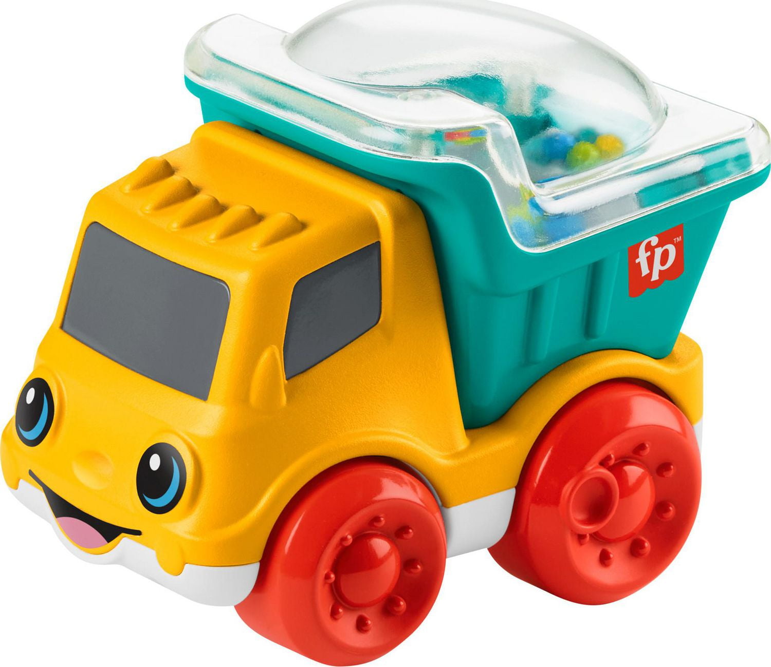 Fisher Price Poppity Pop Dump Truck Push Along Toy Ball Popper Vehicle for Infants Walmart