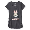 thumbnail image 3 of Disney Women's Maternity Minnie Mouse Ruched Tee, 3 of 3