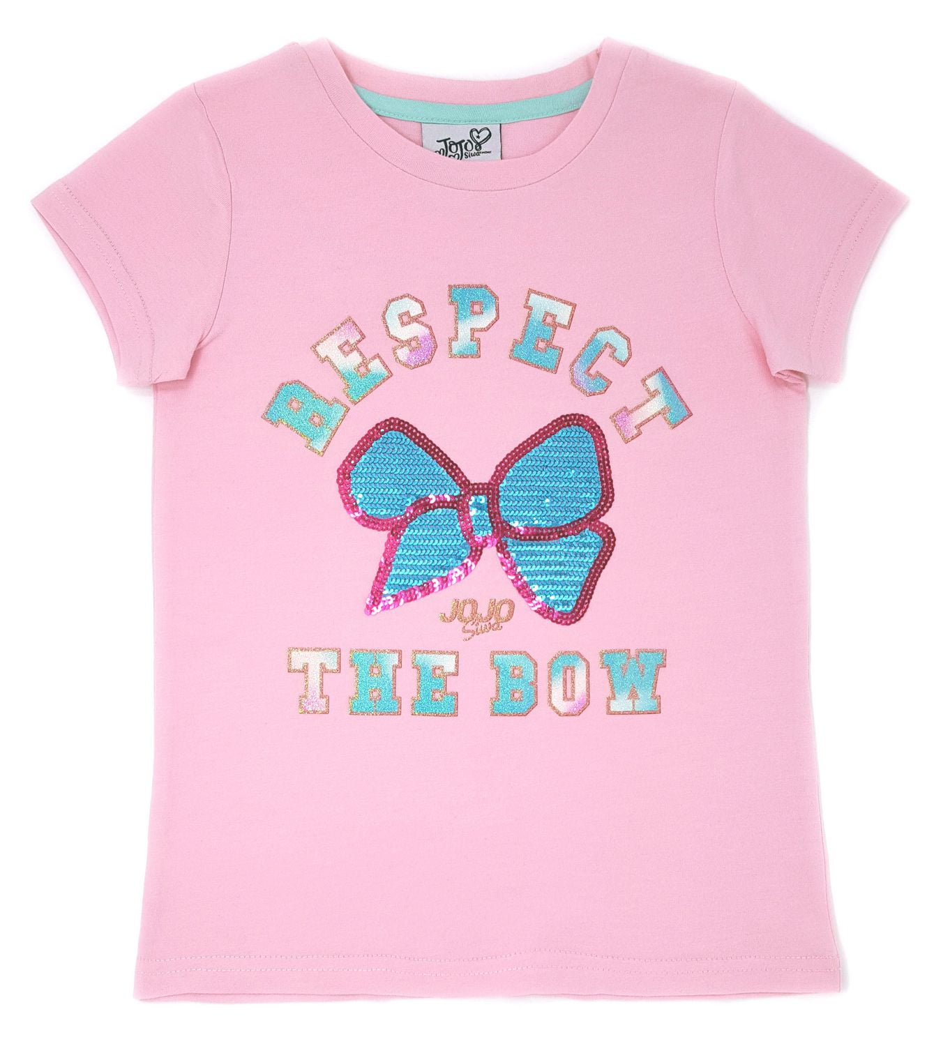 JoJo Siwa Girls' Short Sleeve T-Shirt with Sequins | Walmart Canada