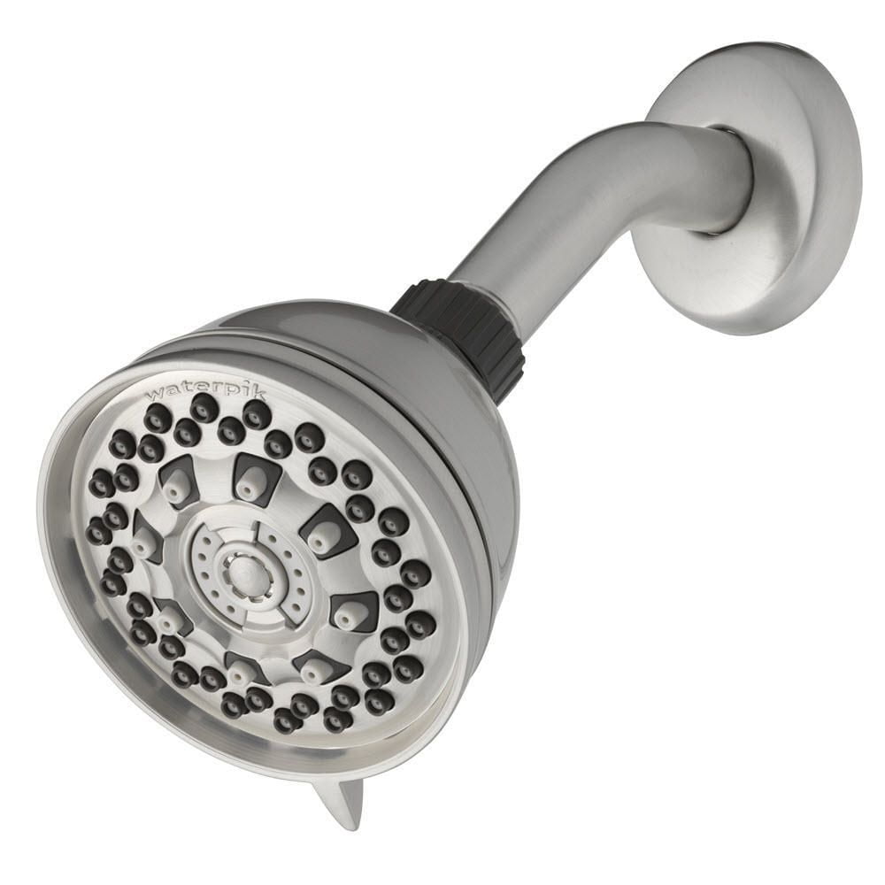 Waterpik 6-Mode Shower Massage Brushed Nickel Shower Head | Walmart Canada