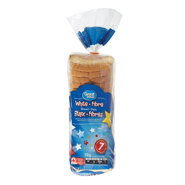 Great Value White + Fibre Bread Walmart.ca