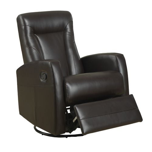 Chaise inclinable pivotante Monarch Specialities en brun foncé