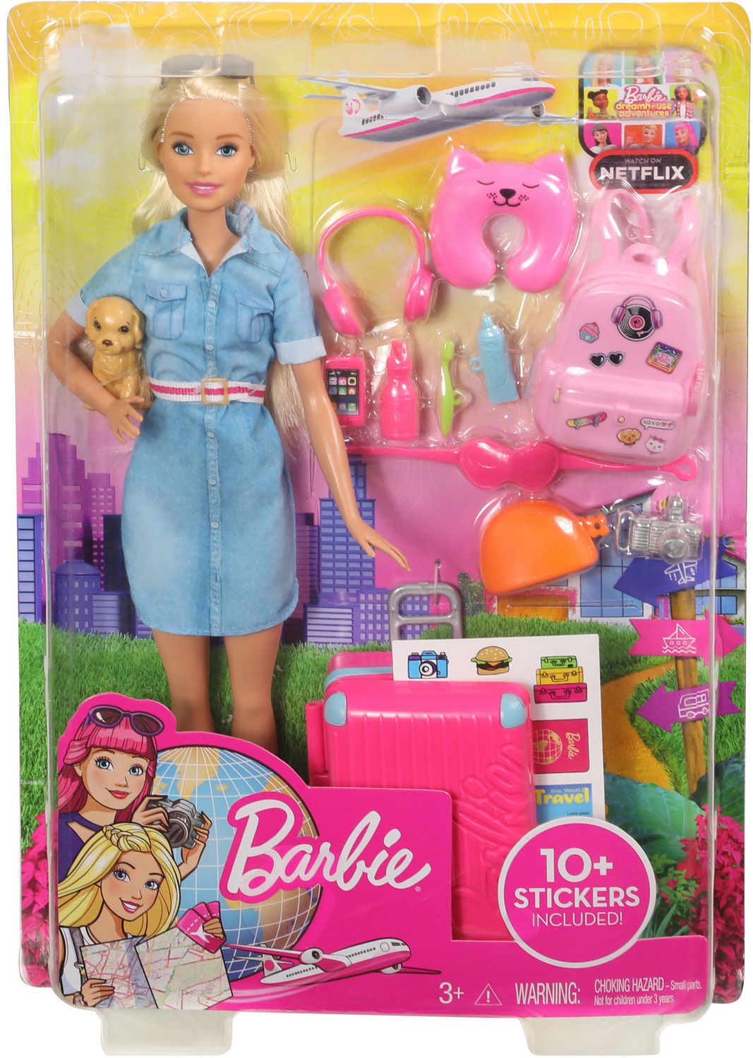 Barbie Filles Escapade aventure hélicoptère et véhicule Set avec 2 poupées cadeau de Noël 