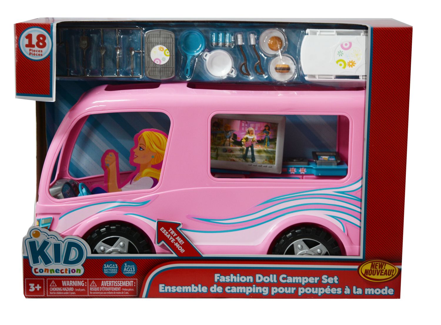 kid connection Fashion Doll Camper Set Walmart Canada