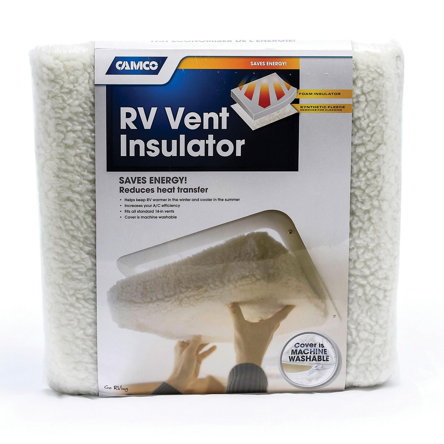 Camco RV Vent Insulator Fits All Standard 14" Vents (45194) Walmart