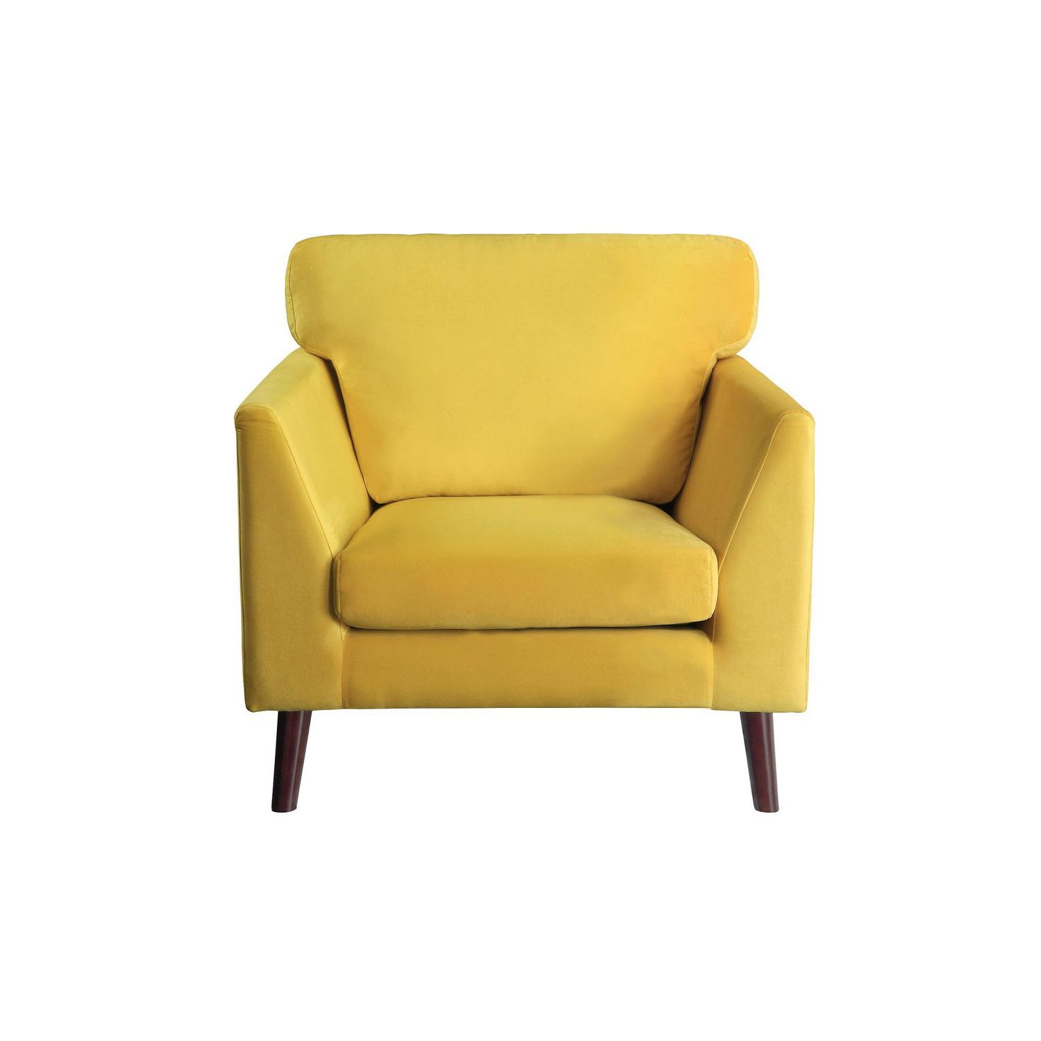 Topline Home Furnishings Striking Yellow Accent Chair - Walmart.ca