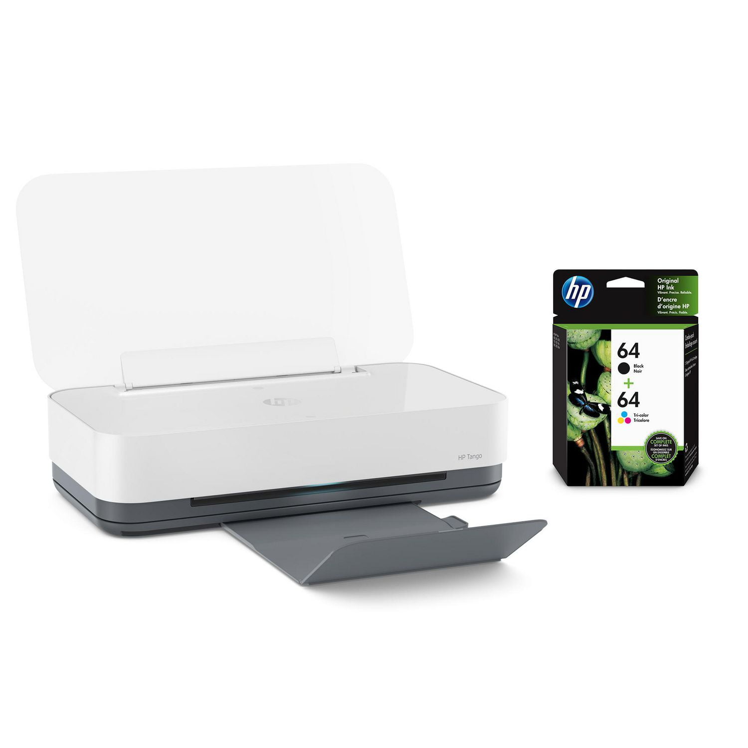 HP Tango and HP 64 2pack Black/Tricolor Original Ink Cartridges