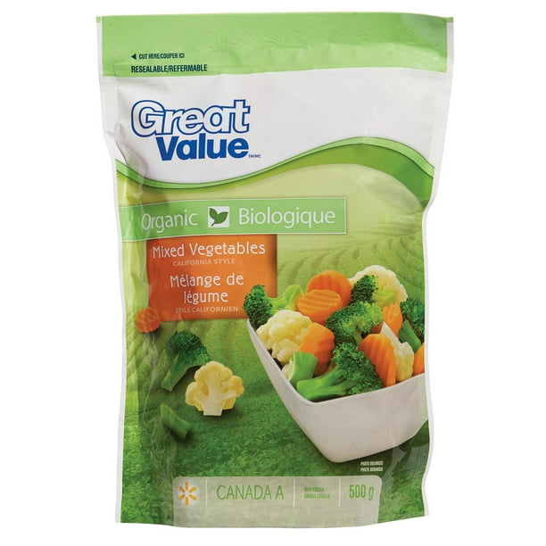 Great Value Organic Mixed Vegetables Walmart.ca
