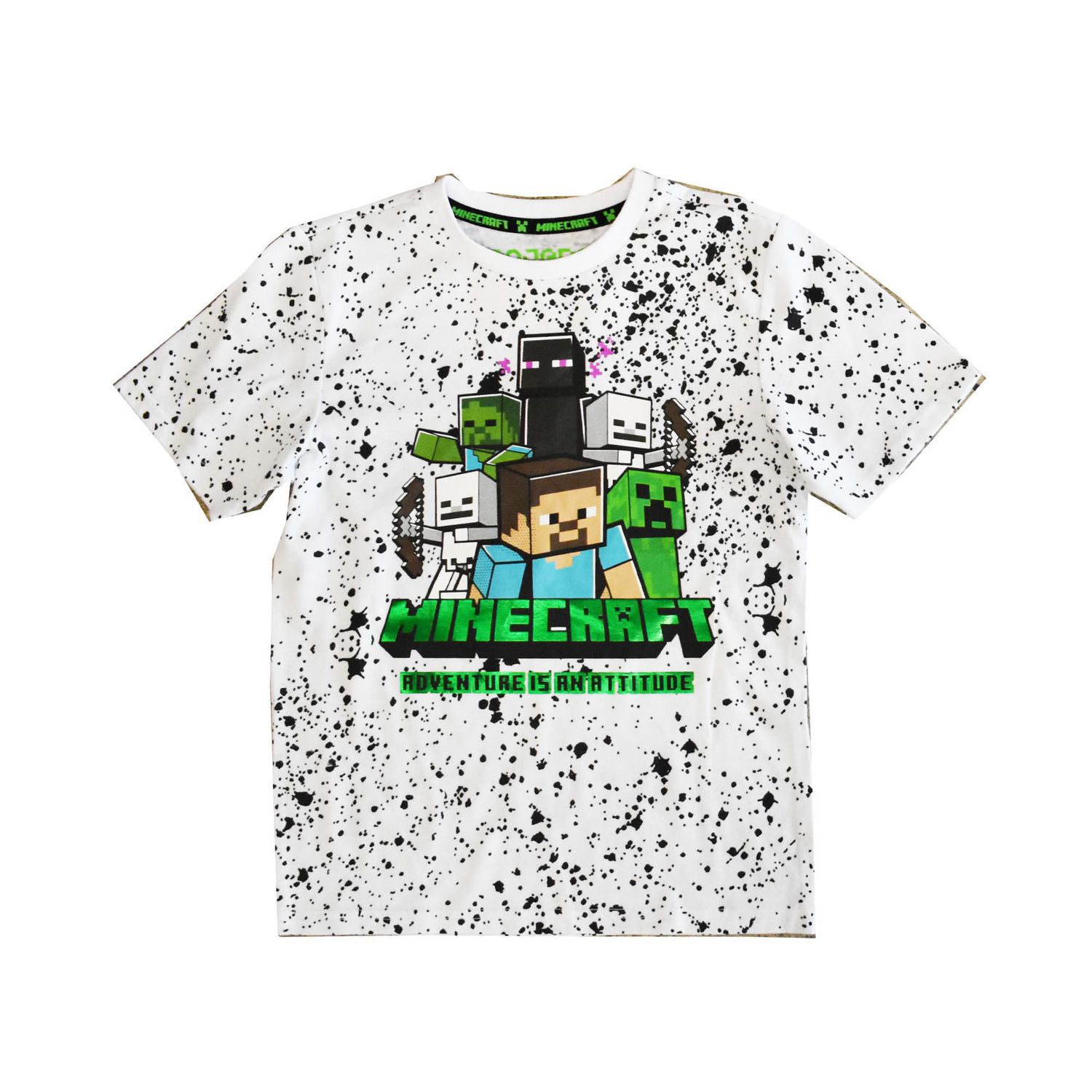 Boys Minecraft Steve Adventure Group T-Shirt | Walmart Canada