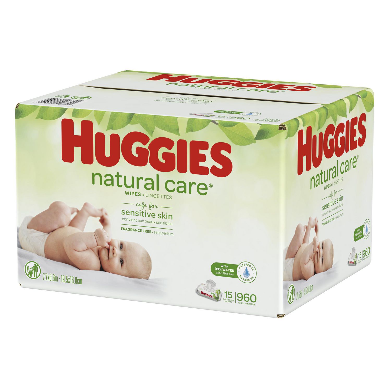Lingettes Pour Bebes Huggies Natural Care Sans Parfum Walmart Canada