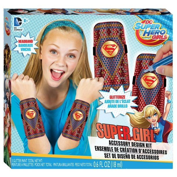 Ensemble de création d'accessoires DC Super Hero Girls Supergirl de Fashion Angels