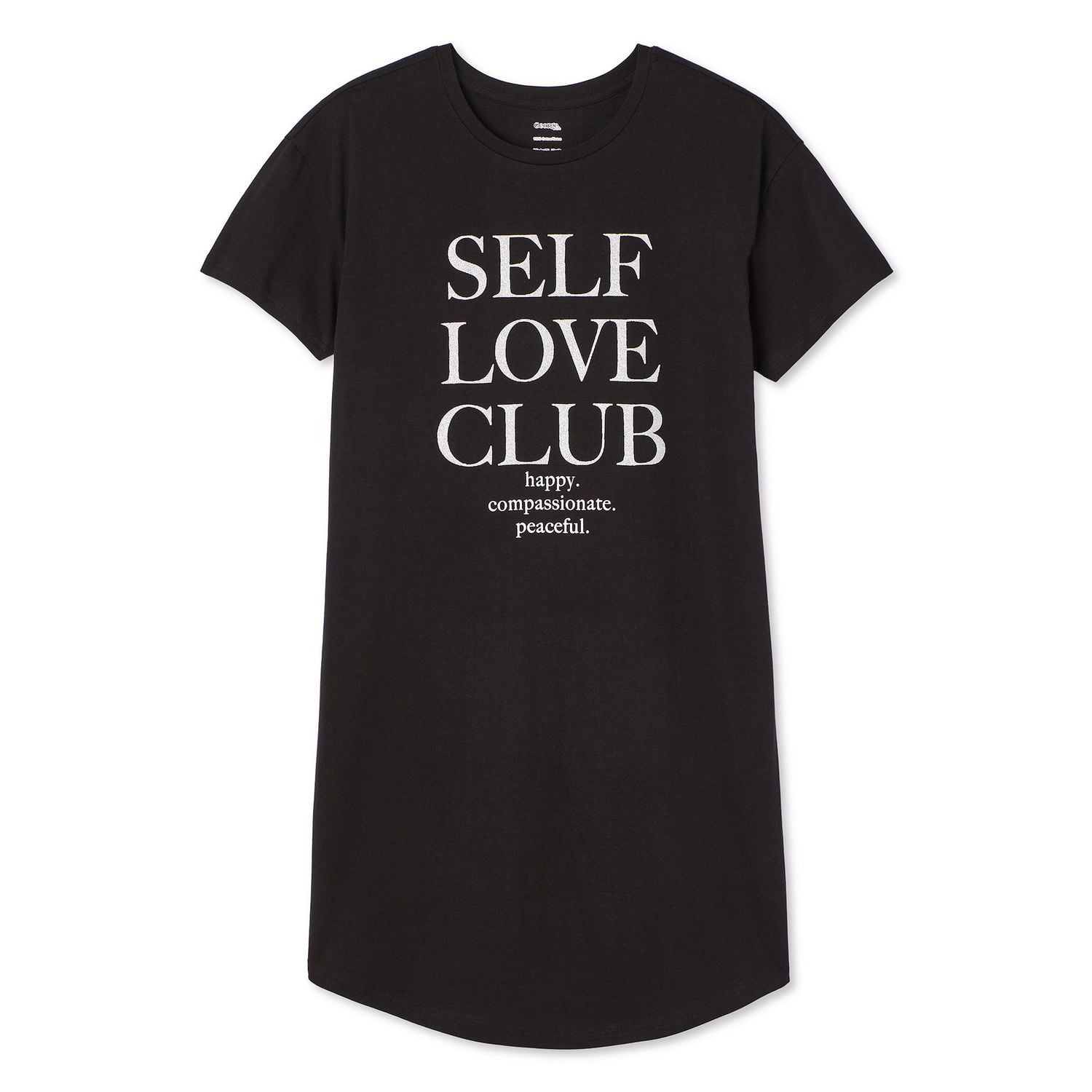 Chemise de nuit à encolure ras du cou George pour femmes