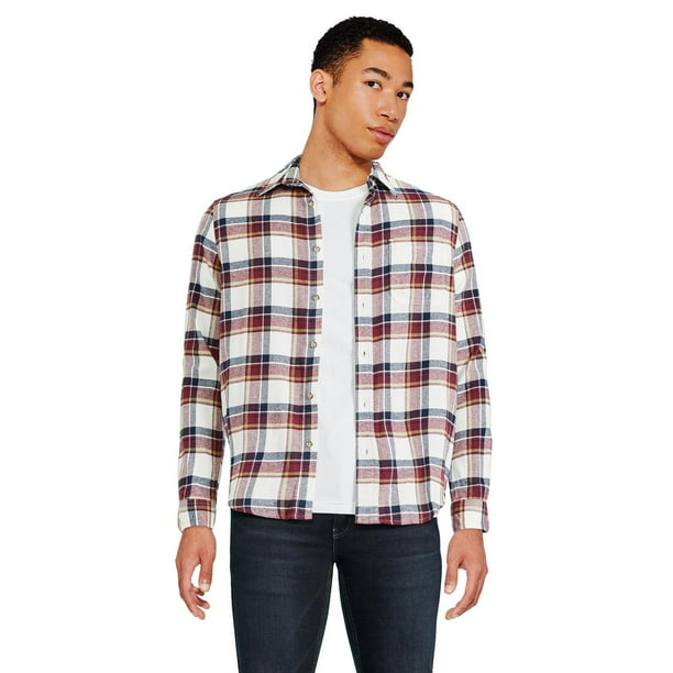 George Mens Flannel Shirt Walmart Ca