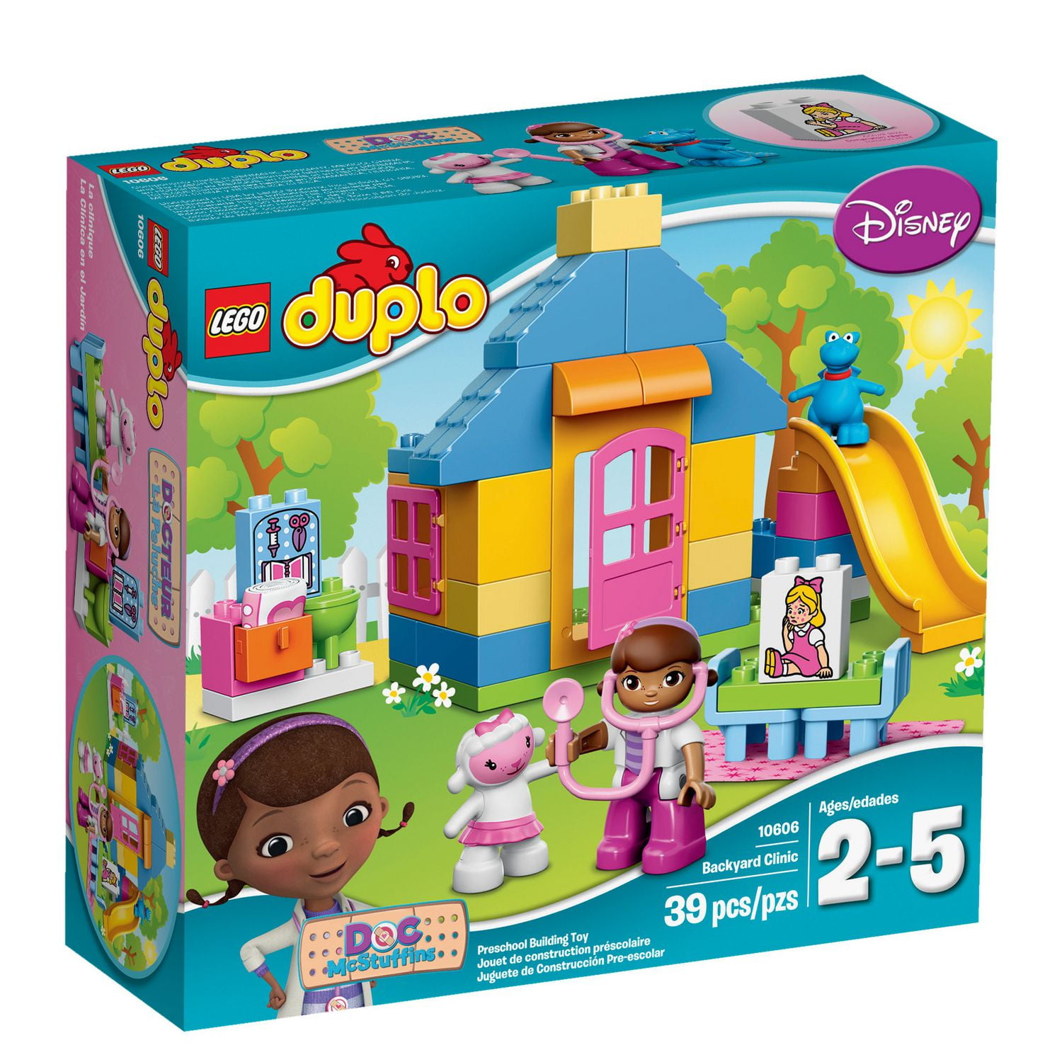 LEGO DUPLO Brand Disney Doc Mcstuffins Doc Mcstuffins Backyard Clinic 10606 Walmart