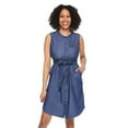 thumbnail image 1 of Iyla Women's Button Front Sleeveless Dress, 1 of 6
