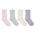 thumbnail image 1 of George Girls' Crew Socks 4-Pack, 1 of 1