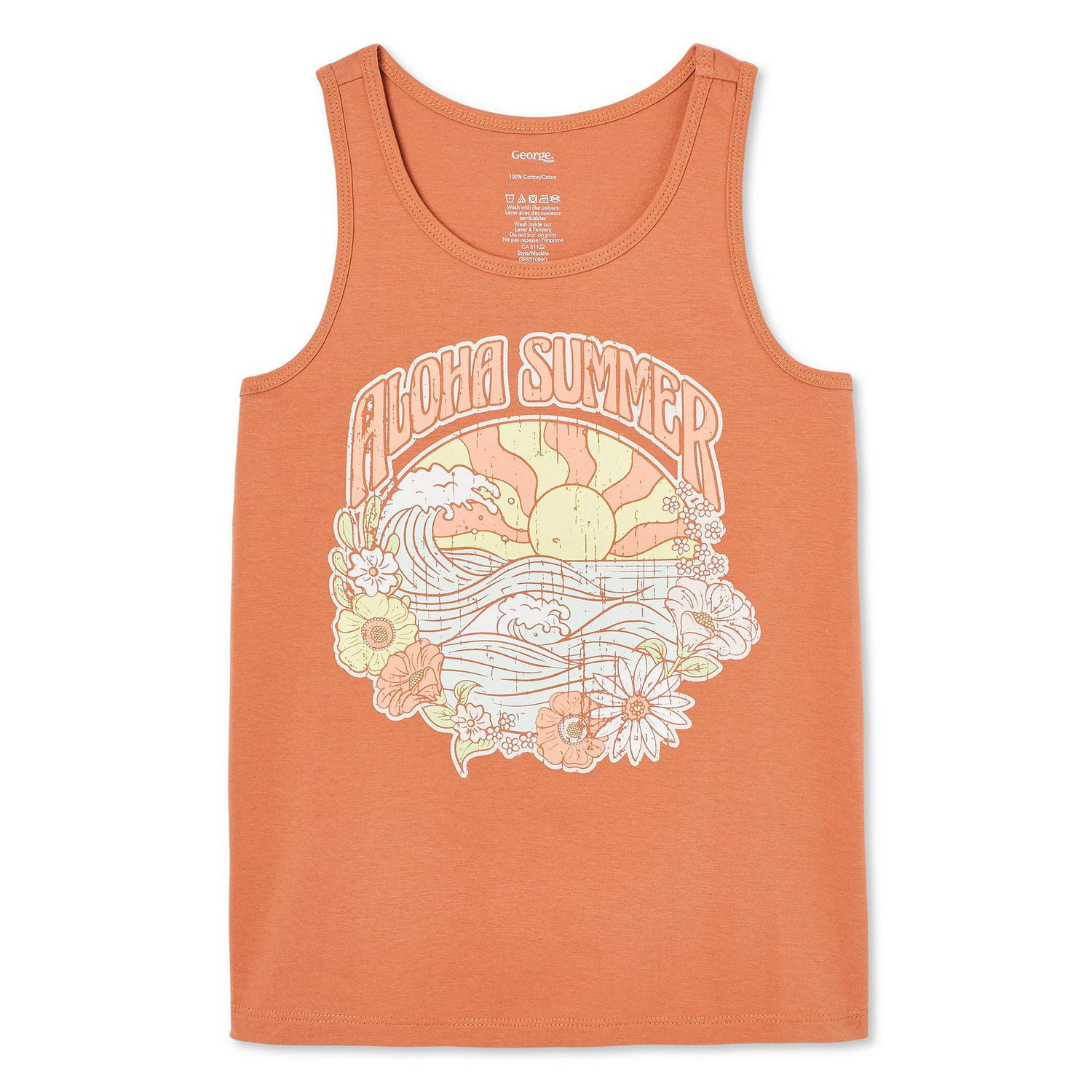George Girls' Graphic Tank