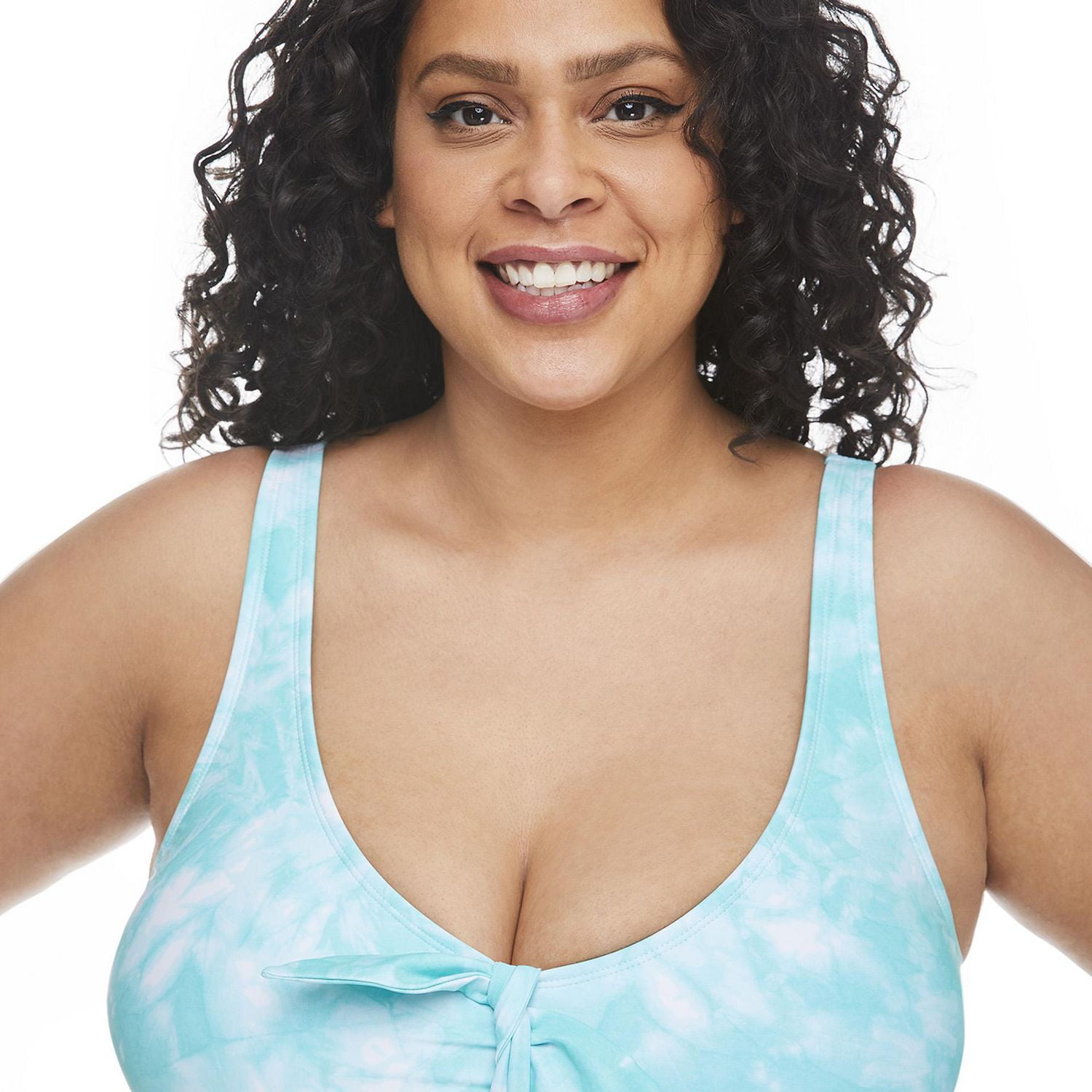 George Plus Women's Tie-Front Swim Top