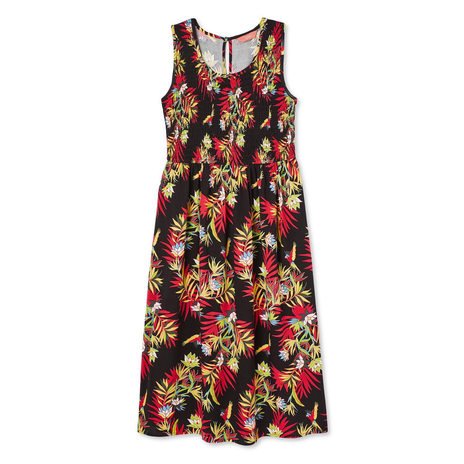 Iyla Women's Smocked Sleeveless Dress, Sizes S-XXL