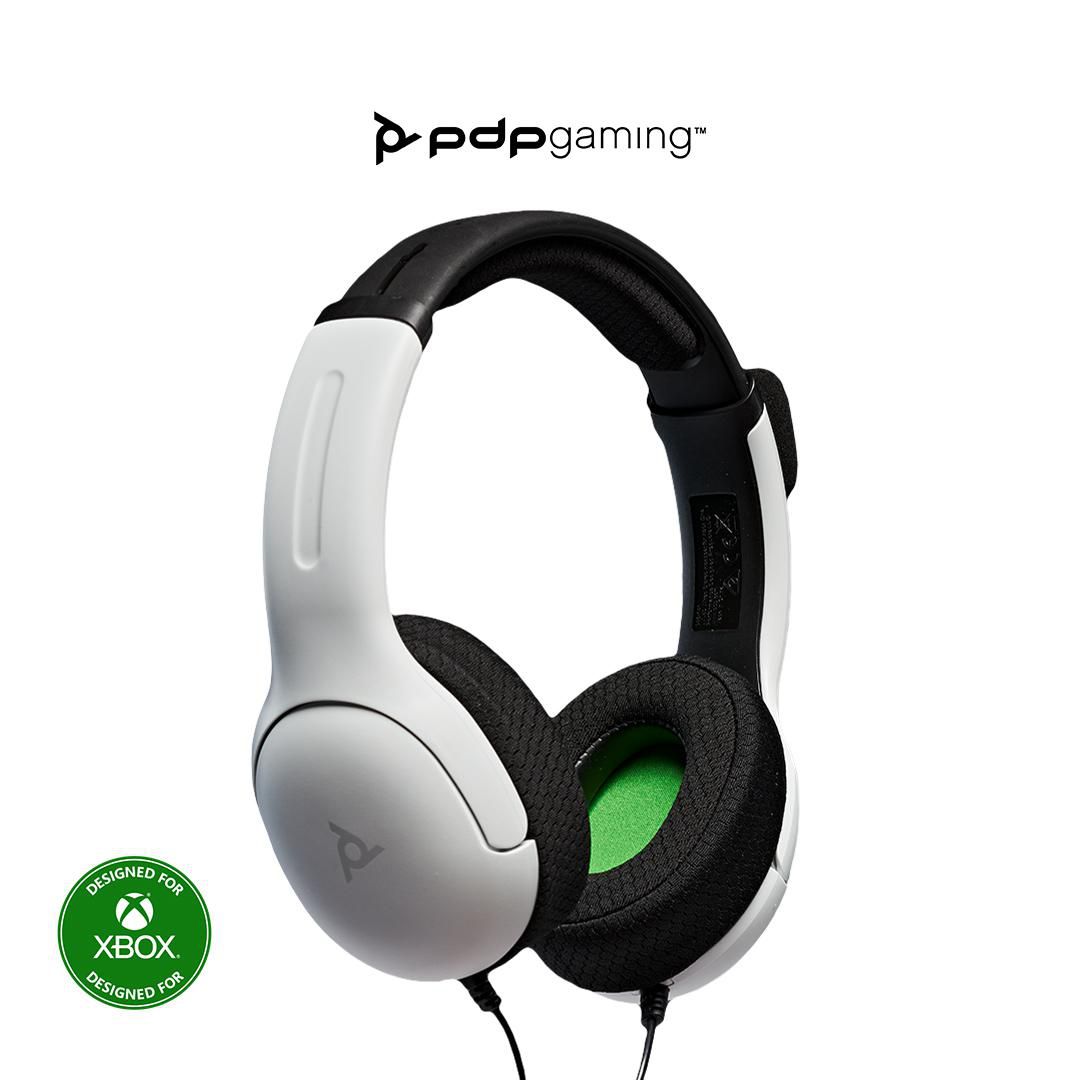 PDP Gaming LVL40 Wired Stereo Gaming Headset White Xbox Series