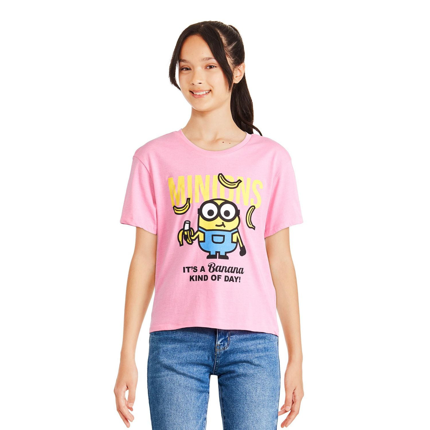 T-shirt à manches courtes Minions pour filles