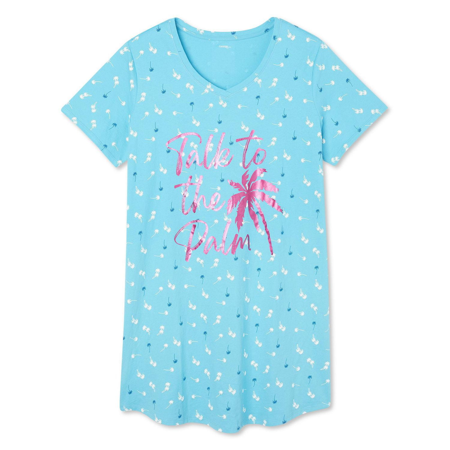 George Plus Women's V-Neckline Night Shirt