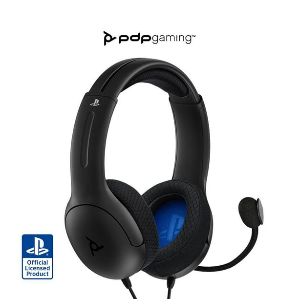PDP Gaming LVL50 Wired Stereo Gaming Headset with Noise Cancelling  Microphone: Black - PlayStation 5, PlayStation 4, PC