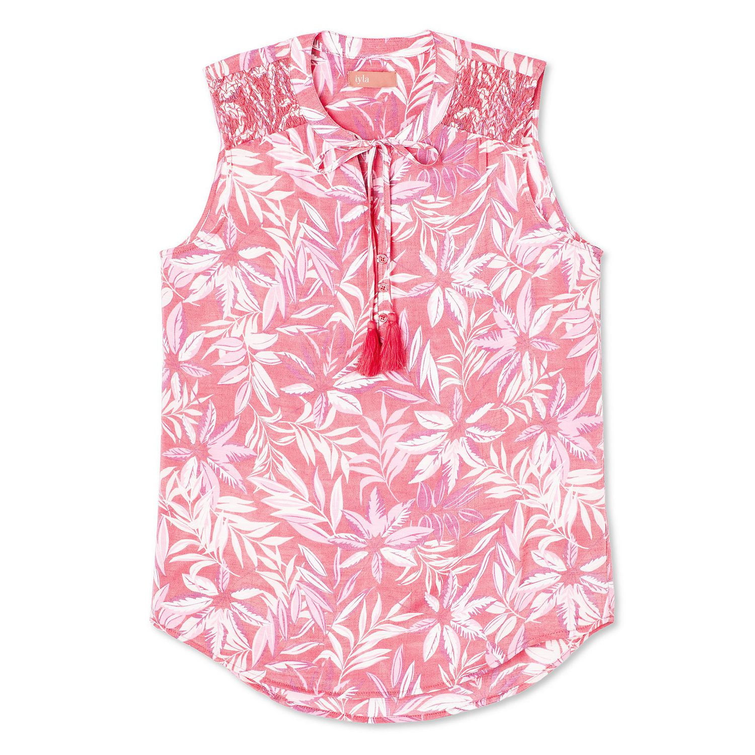 Iyla Women's Sleeveless Peasant Top