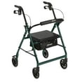 thumbnail image 1 of Drive Medical Rollator Rolling Walker with 6" Wheels, Fold Up Removable Back Support and Padded Seat, 1 of 8