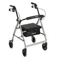 thumbnail image 1 of Drive Medical Rollator Rolling Walker with 6" Wheels, Fold Up Removable Back Support and Padded Seat, 1 of 8