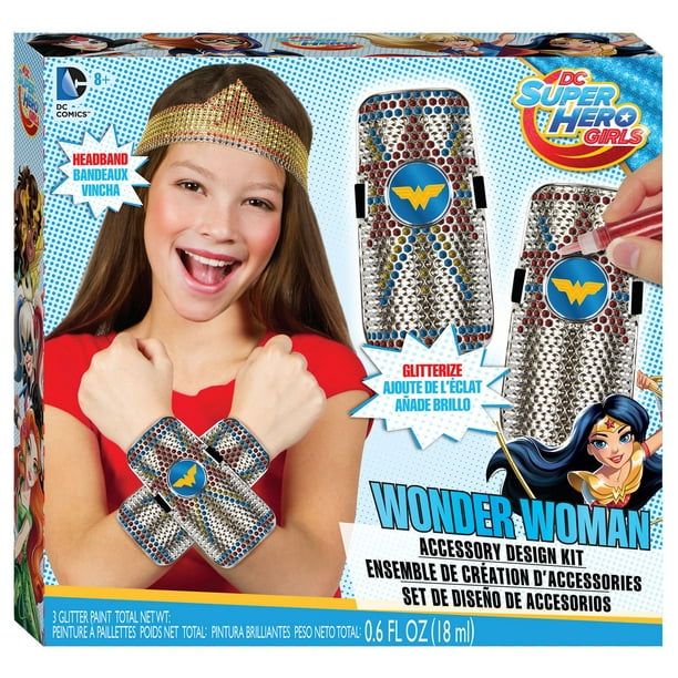 Ensemble de création d'accessoires DC Super Hero Girls Wonder Woman de Fashion Angels