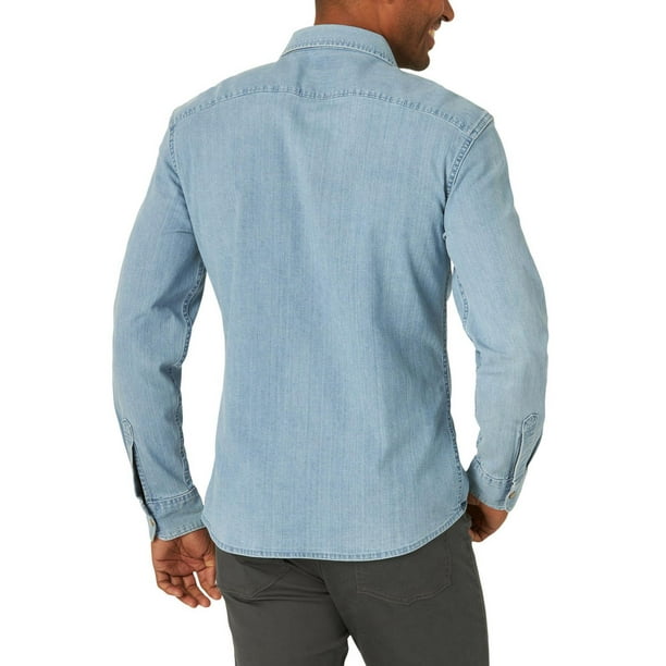Wrangler Men's Long Sleeve Denim Shirt 