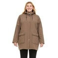 thumbnail image 1 of Swiss Tech Ladies Plus Hooded Softshell Anorak Jacket, 1 of 5