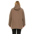 thumbnail image 5 of Swiss Tech Ladies Plus Hooded Softshell Anorak Jacket, 5 of 5
