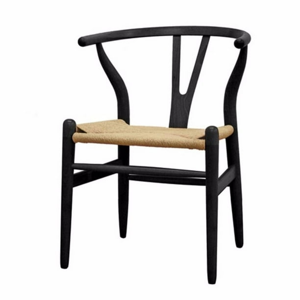 Chaise président Wishbone de Nicer Furniture en noir
