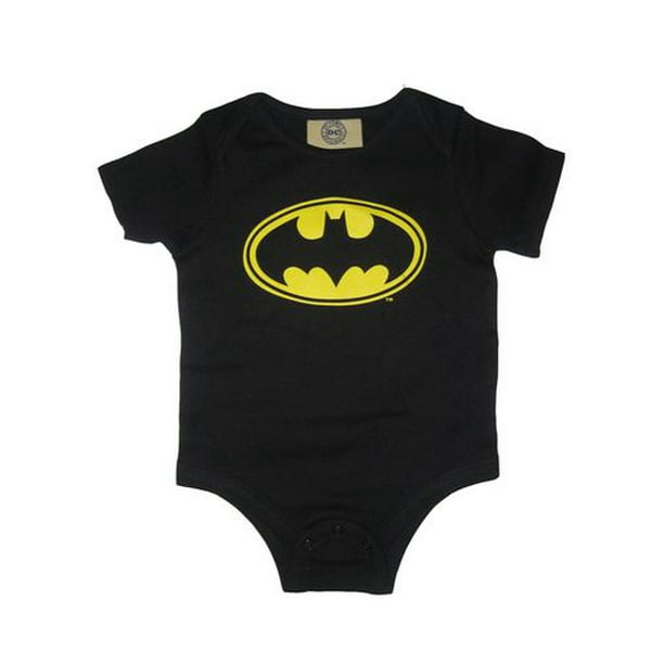 Cache-couche Batman à manches courtes pour bébés